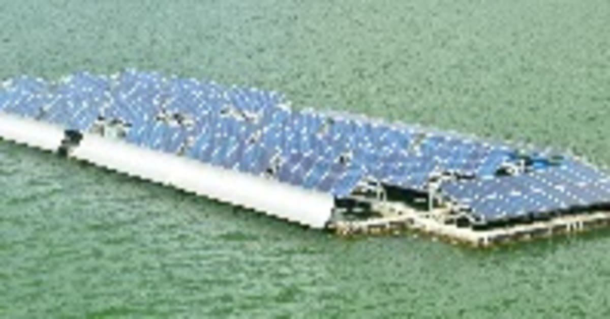 floating solar power plants